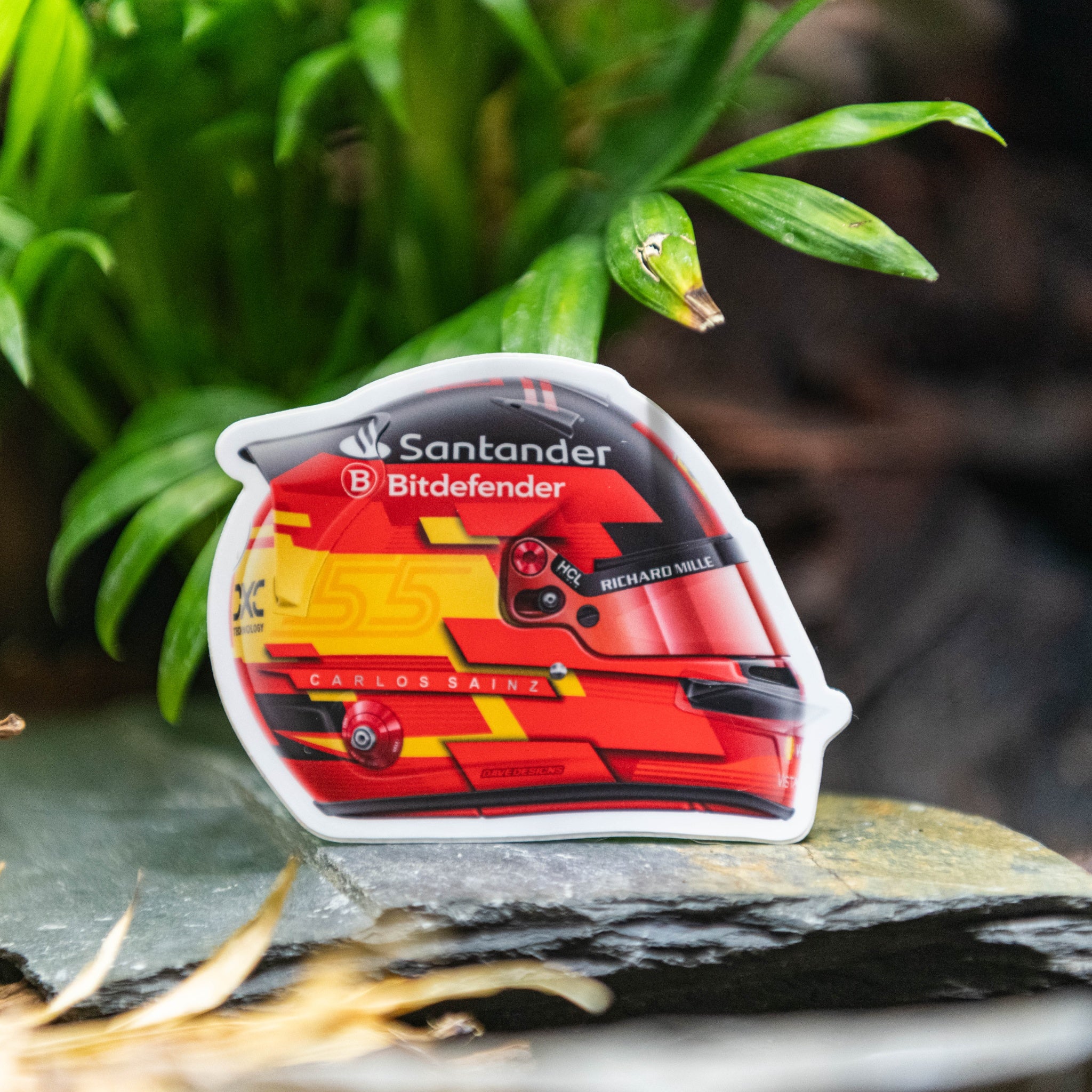 Carlos Sainz - Helmet - Sticker - 2024