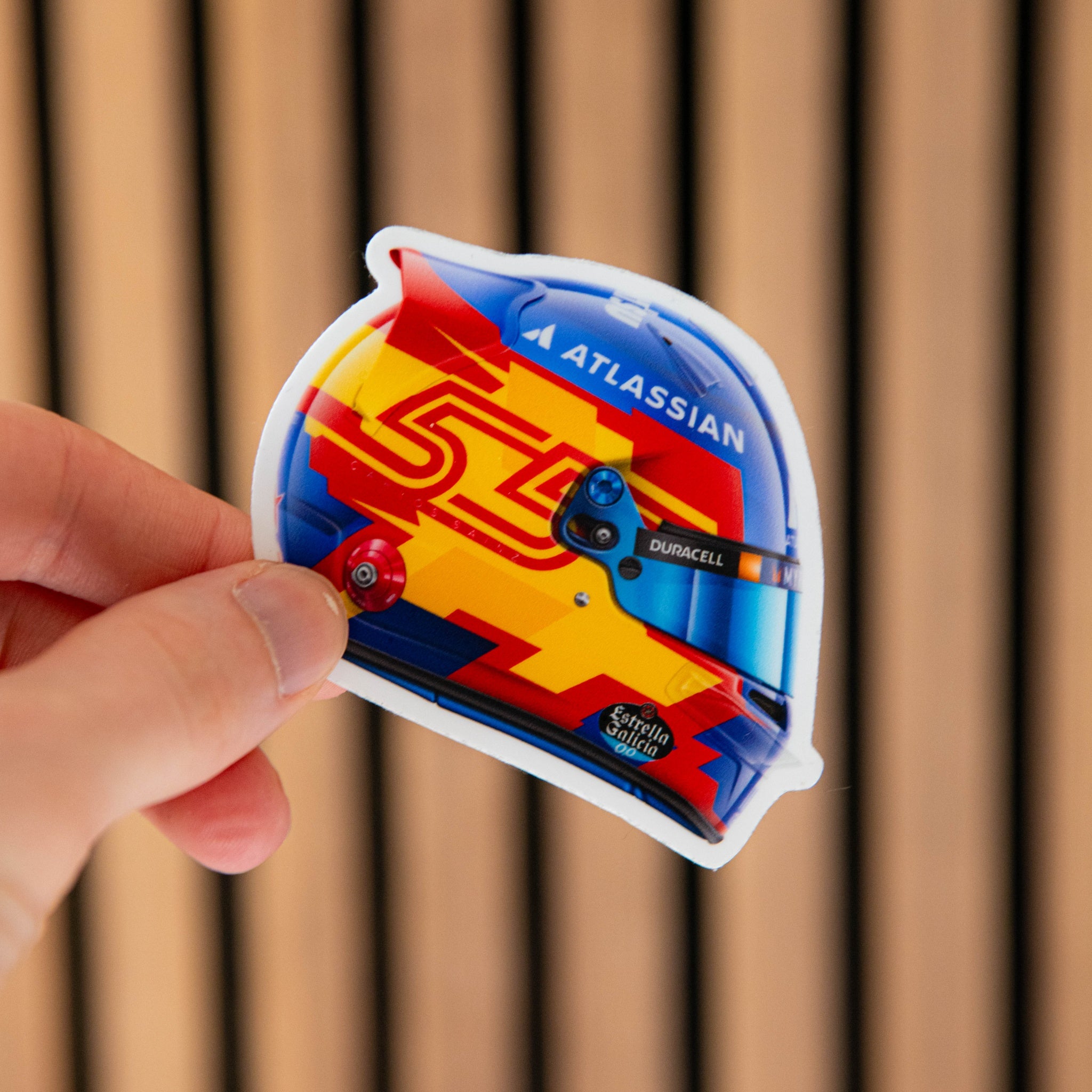 Carlos Sainz - Helmet - Sticker - 2025