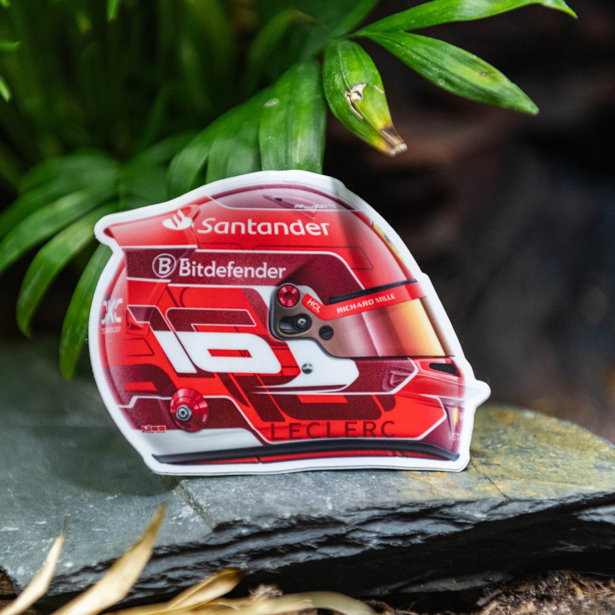 Charles Leclerc - Helmet - Sticker - 2024
