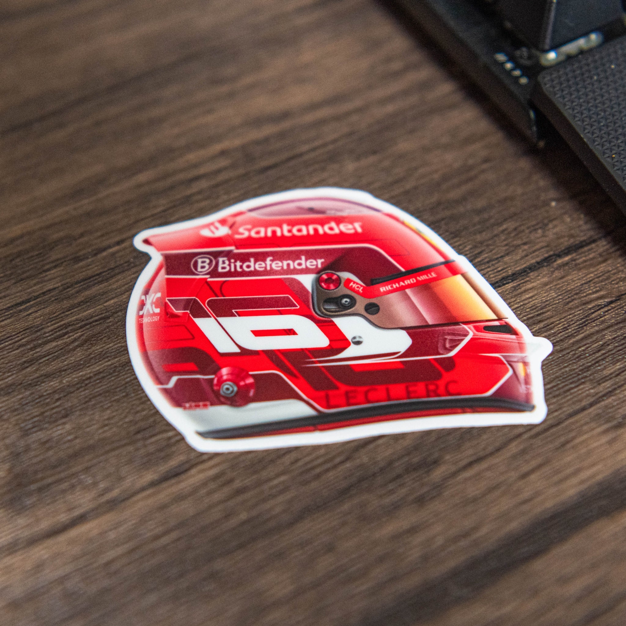 Charles Leclerc - Helmet - Sticker - 2024