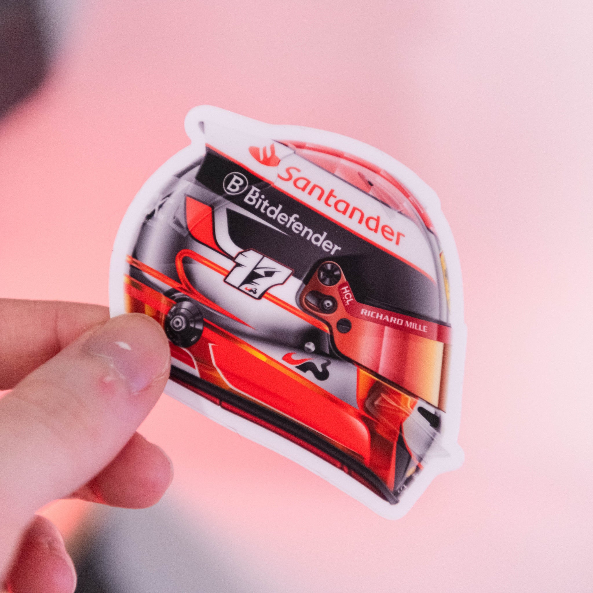 Charles Leclerc - Helmet - Japan - Sticker - 2024
