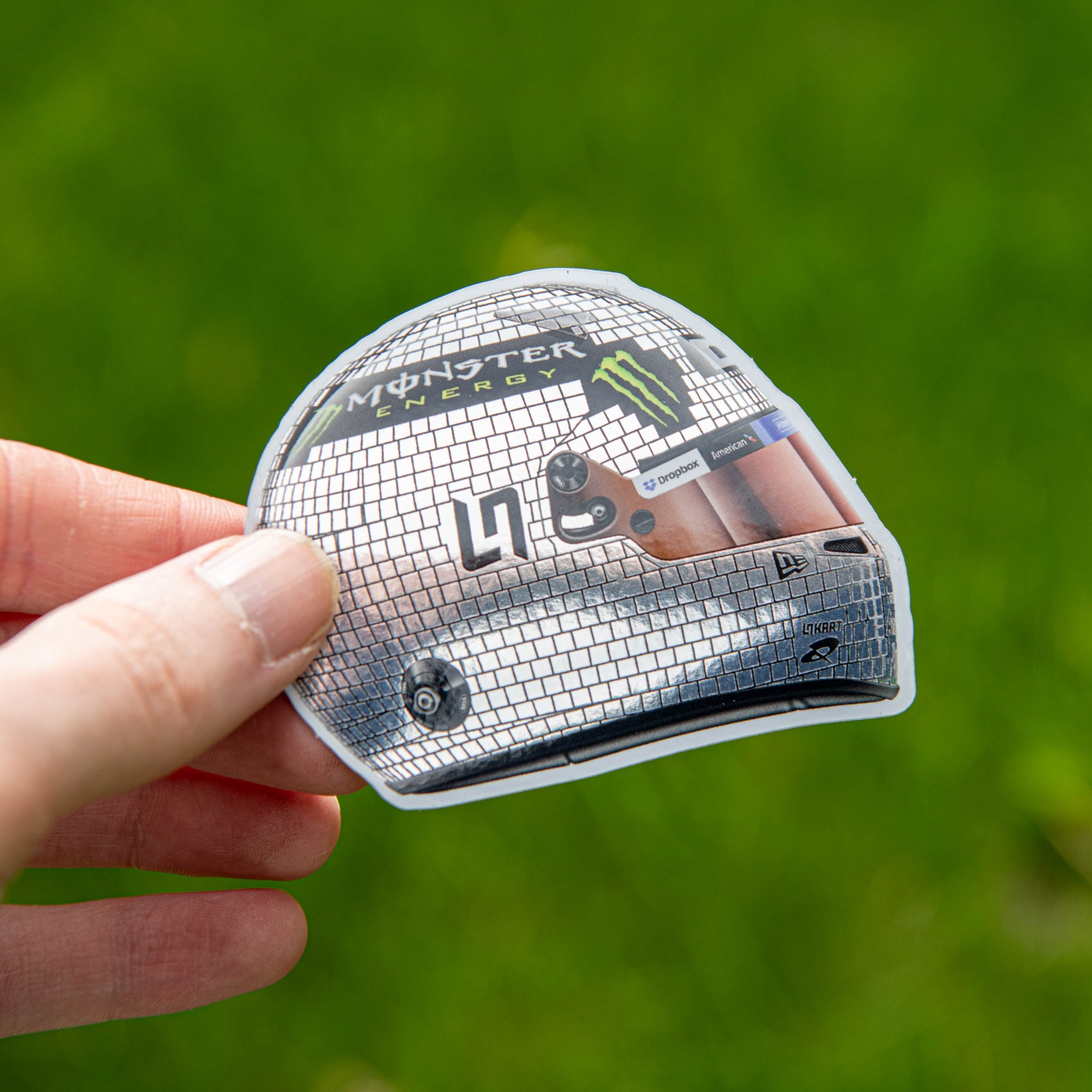 Lando Norris - Helmet - Disco (Miami) - Sticker - 2025