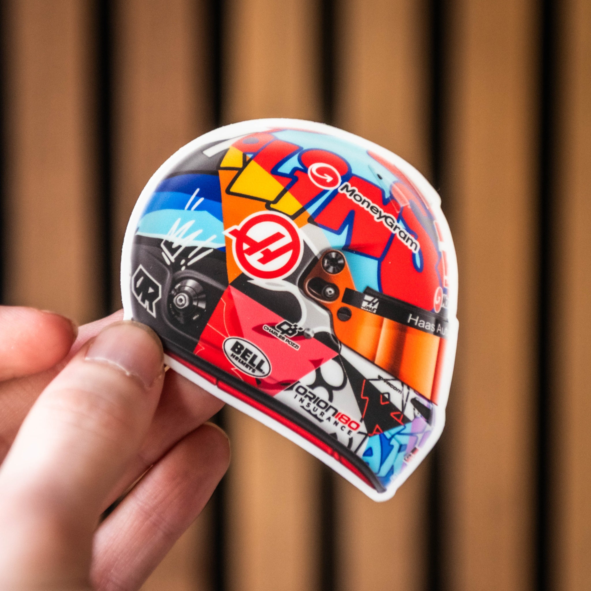Esteban Ocon - Helmet - Miami- Sticker - 2025