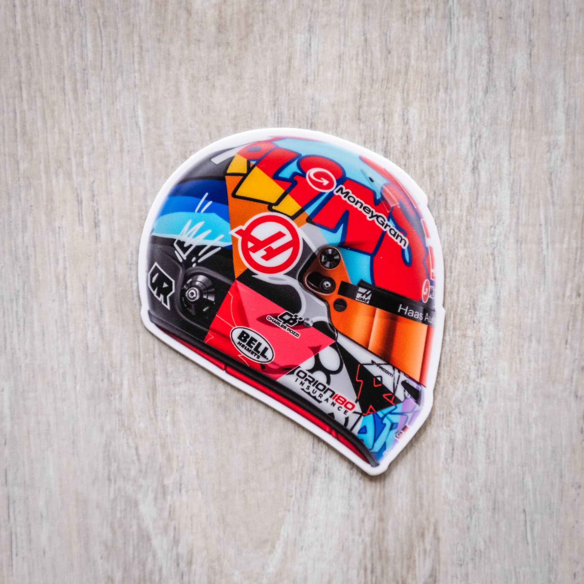 Esteban Ocon - Helmet - Miami- Sticker - 2025