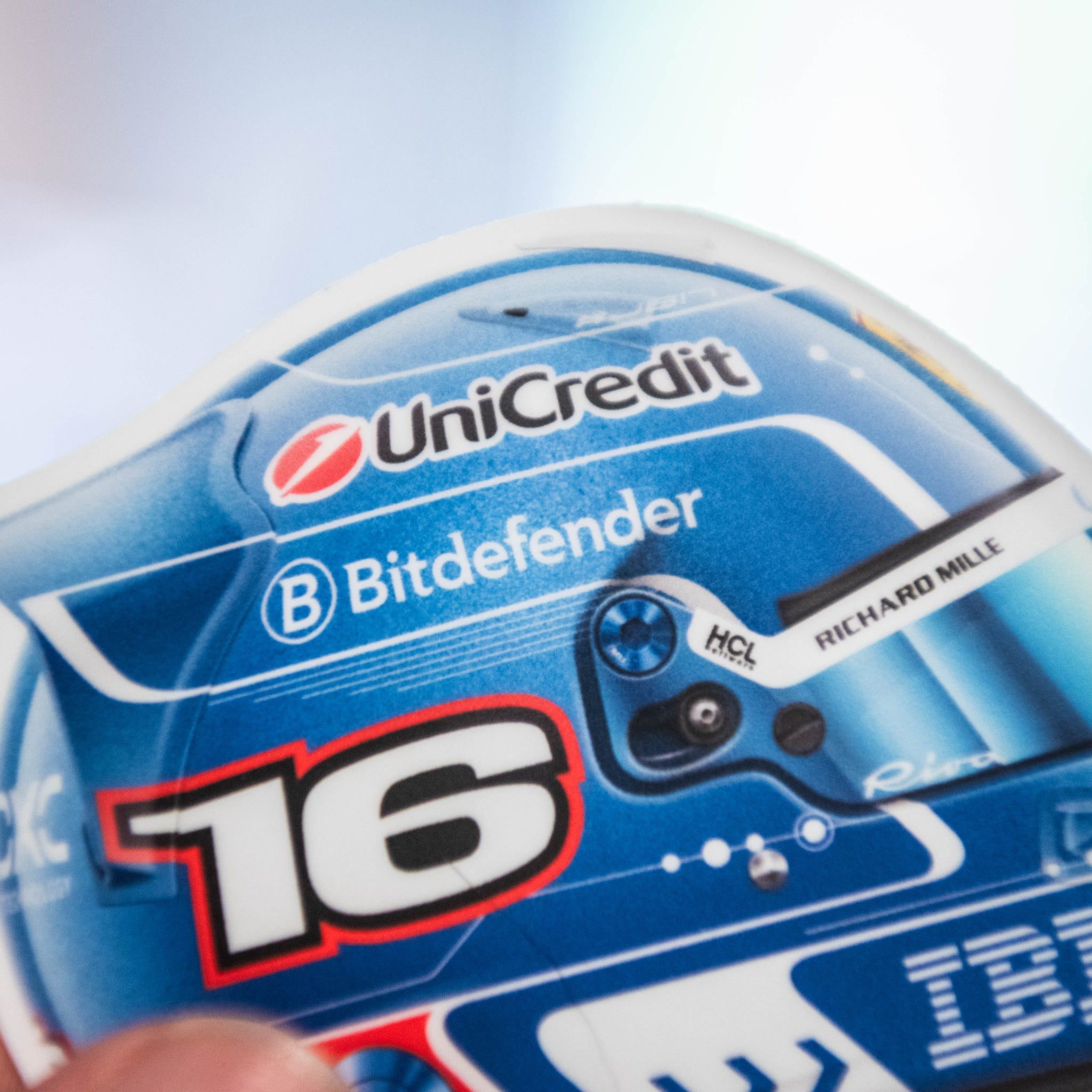 Charles Leclerc - Helmet - Miami - Sticker - 2025