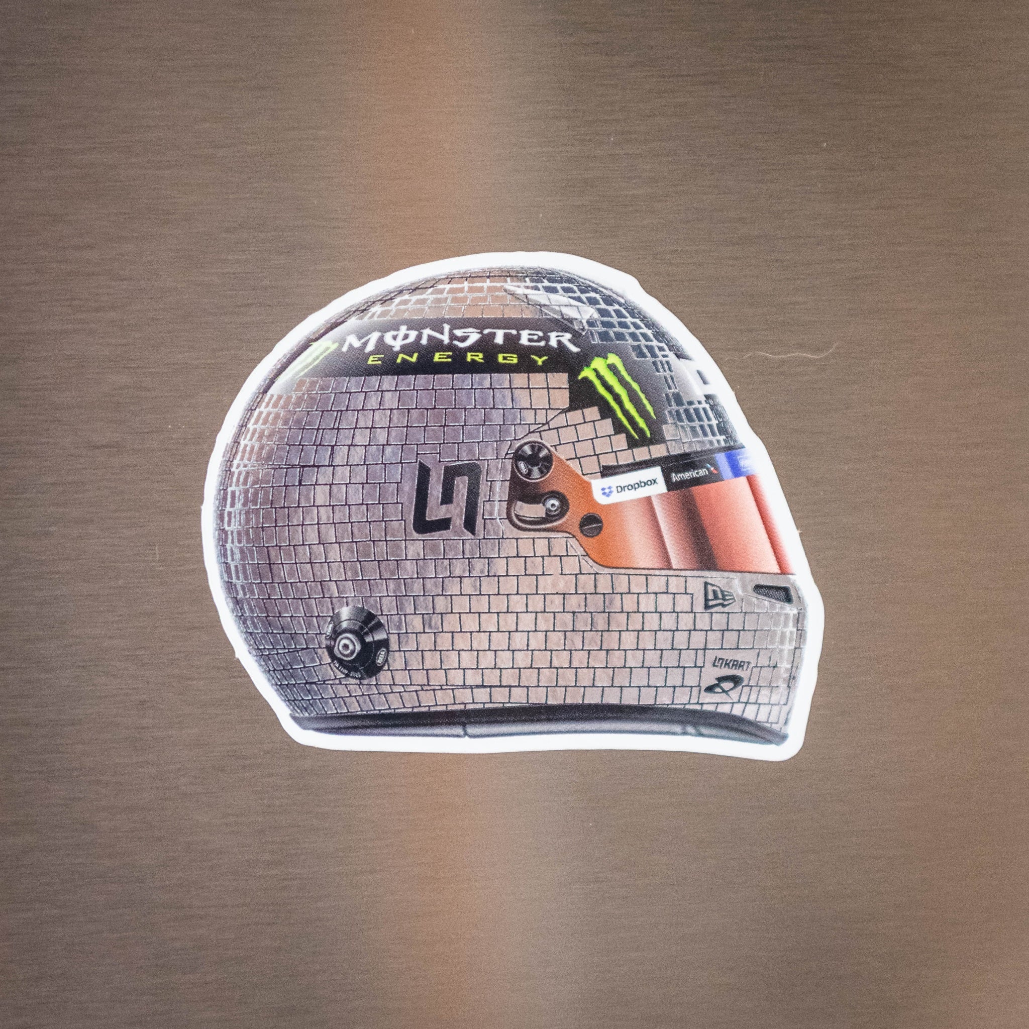Lando Norris - Helmet - Disco (Miami) - Sticker - 2025