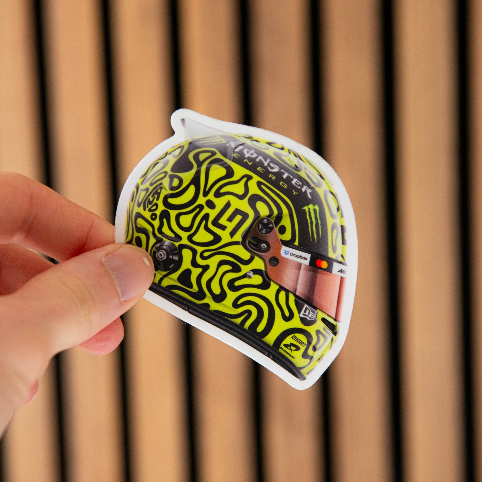 Lando Norris - Helmet - Sticker - 2025