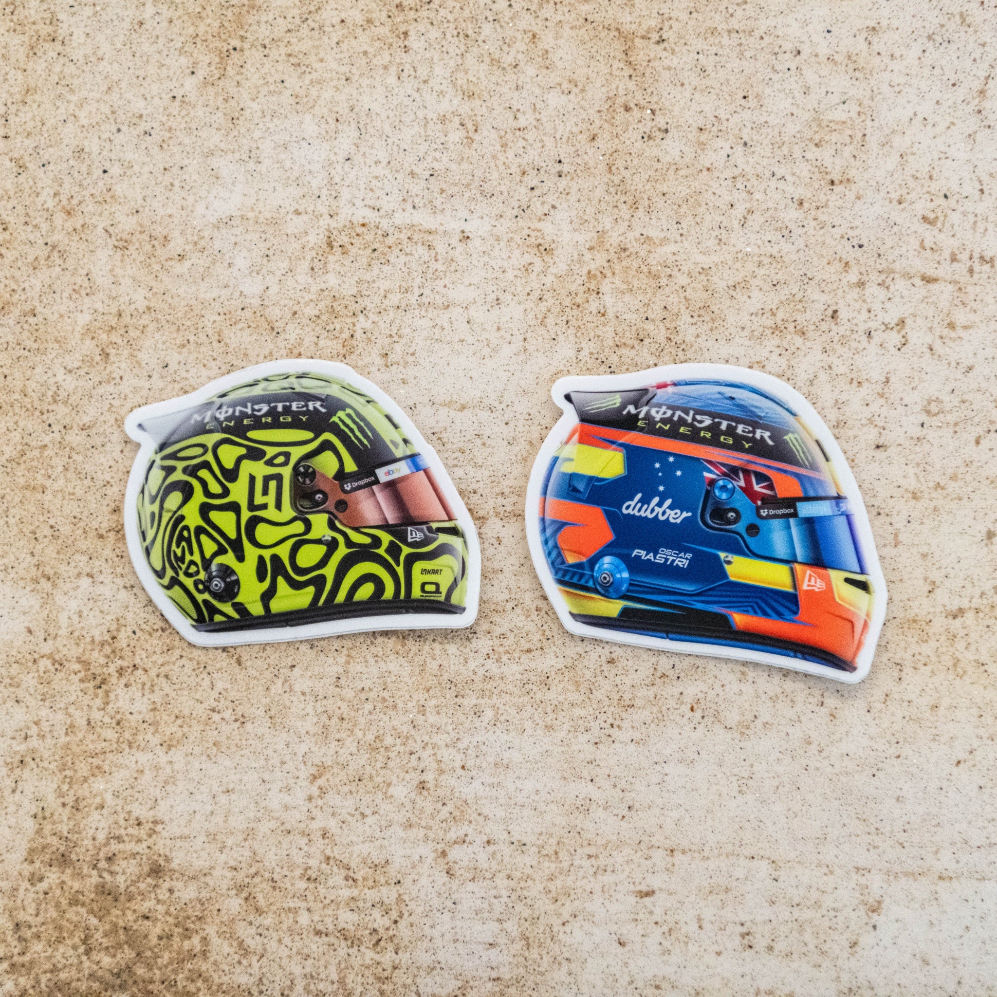 Oscar Piastri - Helmet - Sticker - 2024