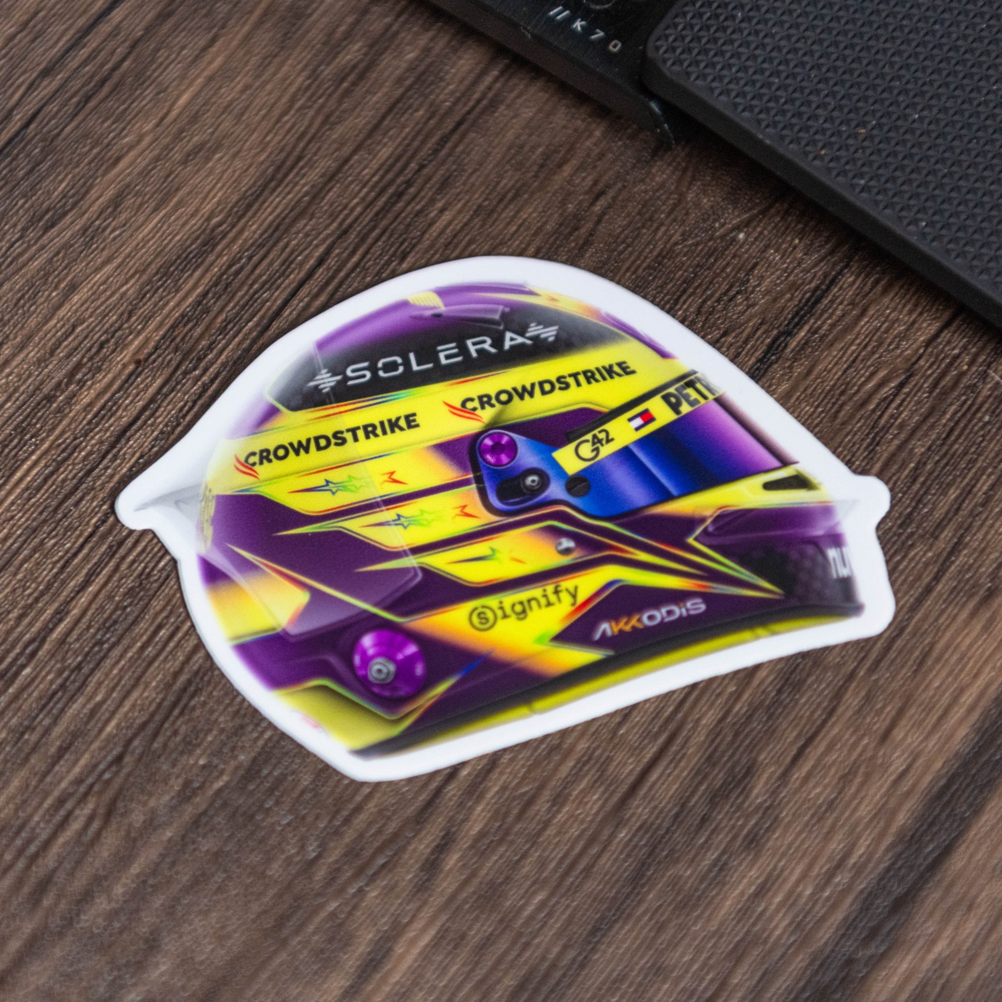 Lewis Hamilton - Helmet - Sticker - 2024