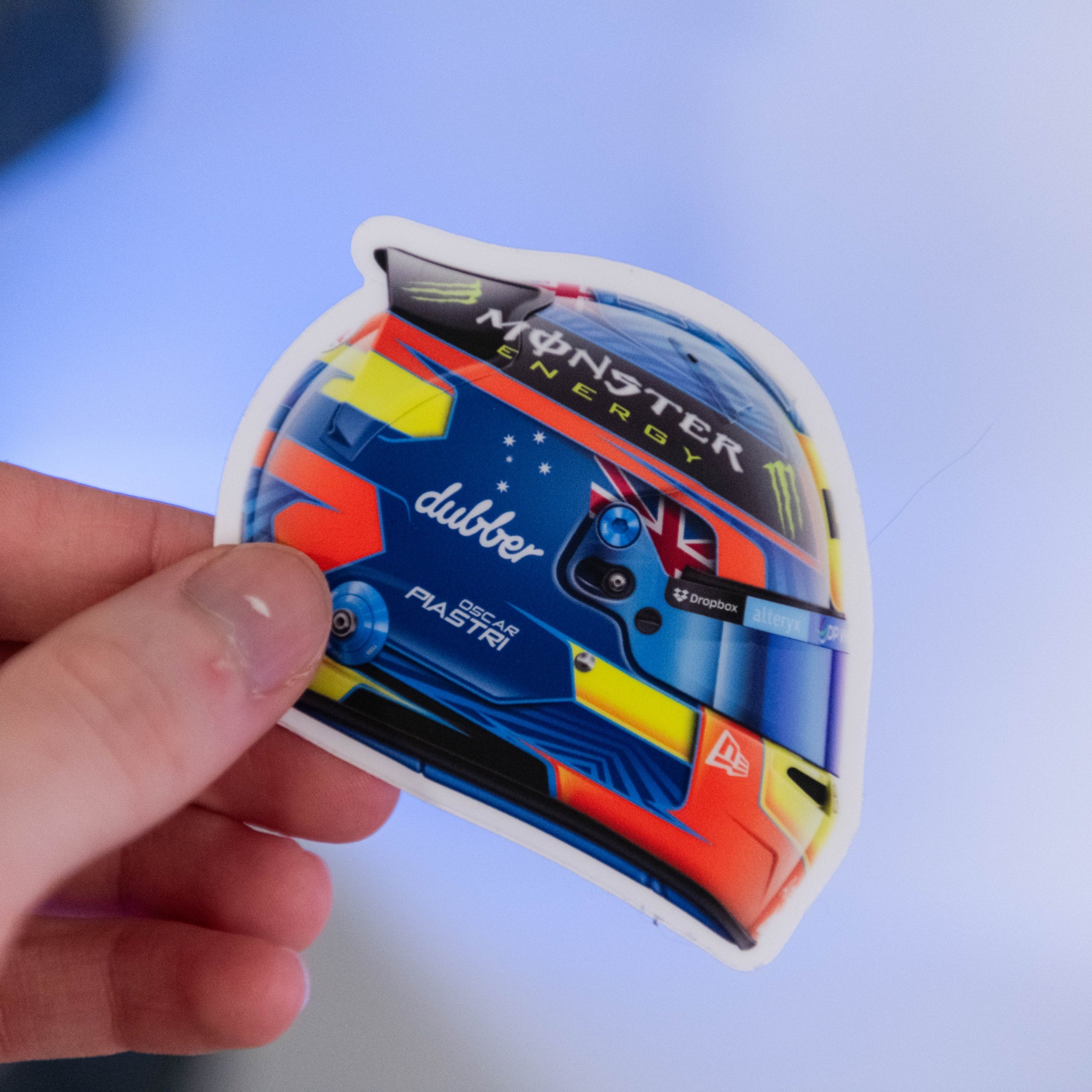 Oscar Piastri - Helmet - Sticker - 2024