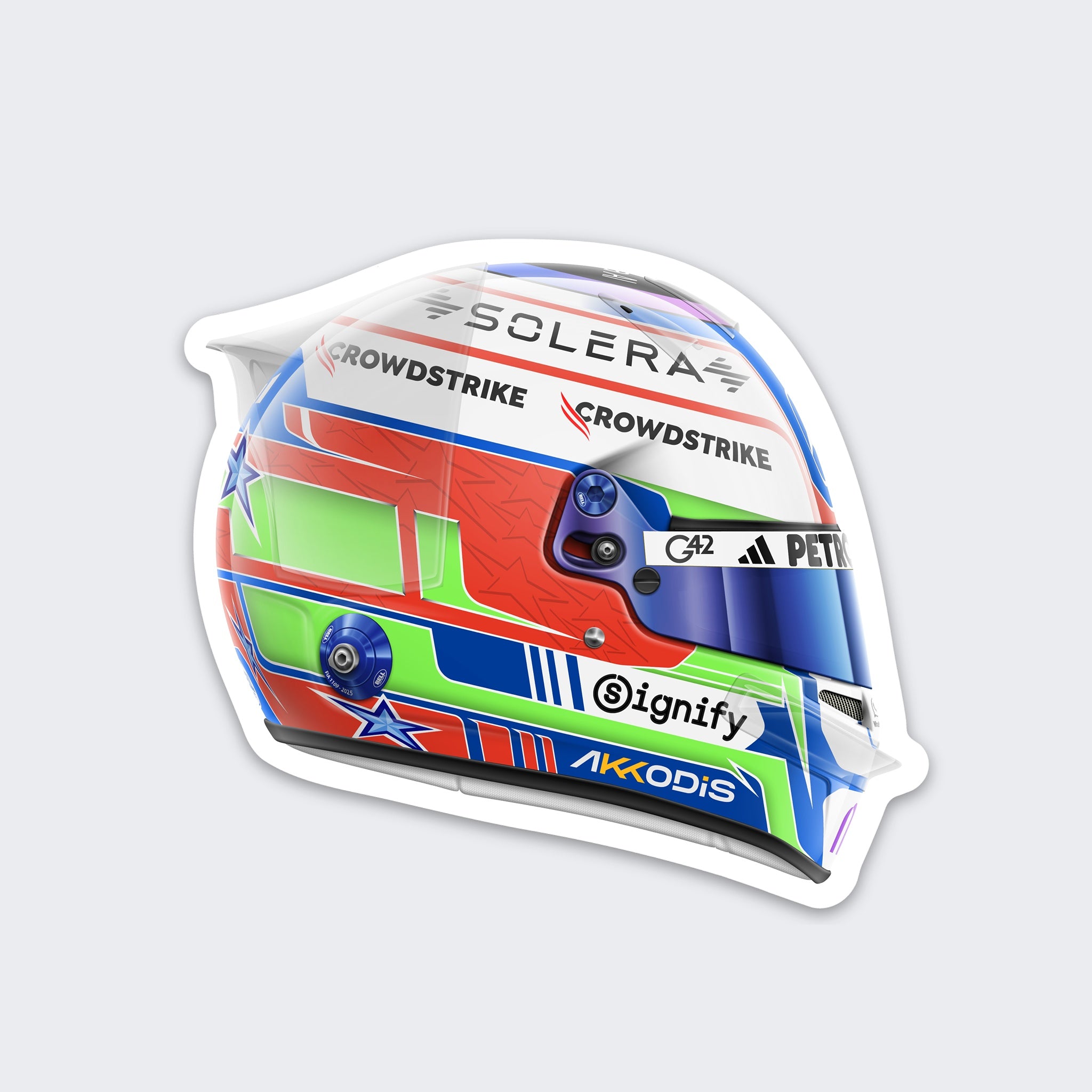 Andrea Kimi Antonelli- Helmet - Sticker - 2026